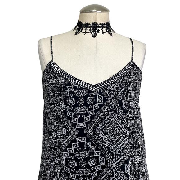 American Rag Babydoll Whimsygoth Boho Flowy Ruffle Mini Dress - Picture 4 of 11